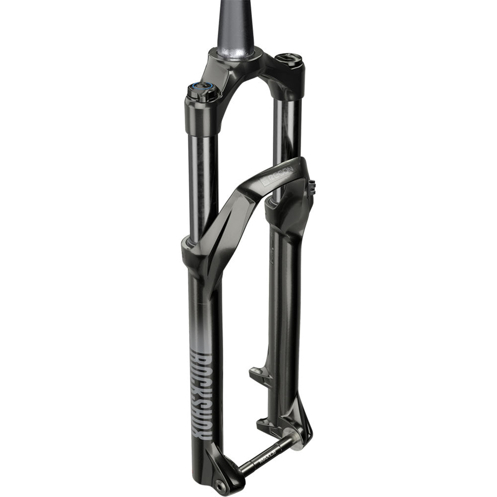 Rockshox Recon Silver RL Solo Air D1 Fork - Gloss Black - 15x100mm - Maxle Stealth - 42mm - 120mm - 2021 - Tapered 1 1-8-1.5 Inch - 27.5 Inch