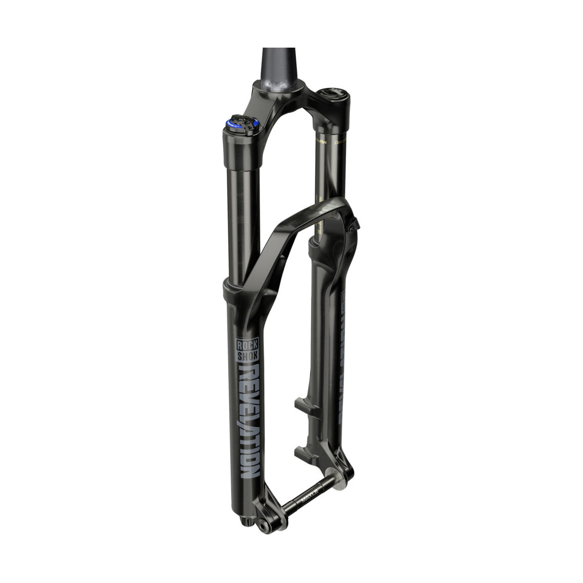 Rockshox Revelation RC Debonair A3 Fork - Gloss Black - 15x110mm Boost - Maxle Stealth - 42mm - 120mm - 2021 - Tapered 1 1-8-1.5 Inch - 29 Inch