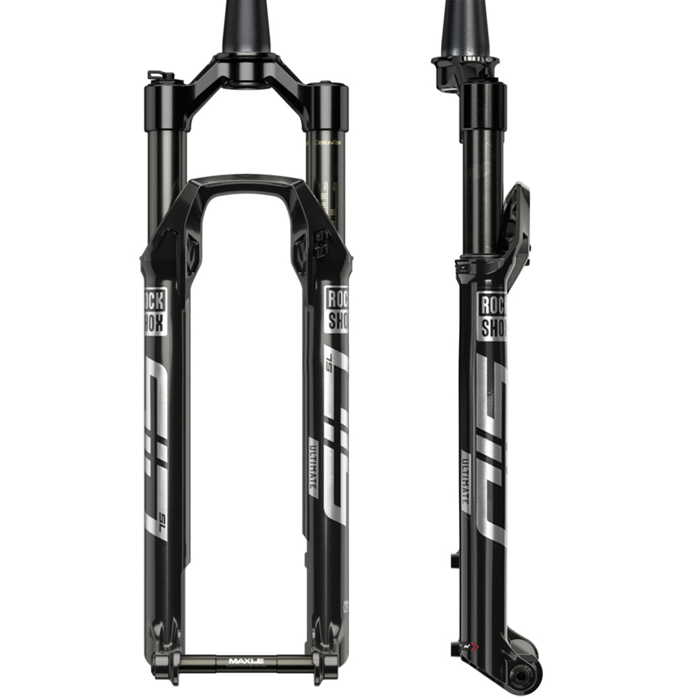 Rockshox SID Ultimate Charger Race Day C1 Fork - Gloss Black - 15x110mm Boost - Maxle Stealth - 44mm - 100mm - 2021 - Tapered 1 1-8-1.5 Inch - 29 Inch