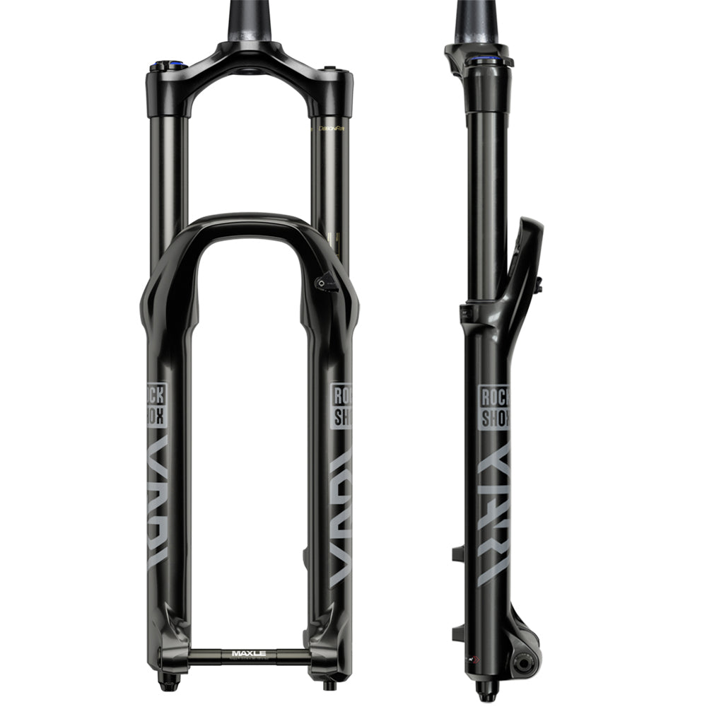Rockshox Yari RC Debonair B3 Fork - Gloss Black - 15x110mm Boost - Maxle Stealth - 51mm - 160mm - 2021 - Tapered 1 1-8-1.5 Inch - 29+ Inch