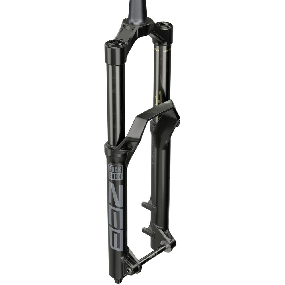 Rockshox Zeb Charger R Dual Position Air A1 Fork - Gloss Black - 15x110mm Boost - Maxle Stealth - 44mm - 180mm - 2021 - Tapered 1 1-8-1.5 Inch - 29 Inch