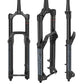 Rockshox Zeb Select Charger RC Debonair+ A2 Fork - 9 Inch - 190mm - 15x110mm Boost - 44mm - Maxle Stealth - 2023 - Tapered 1 1-8-1.5 Inch - Diffusion Black