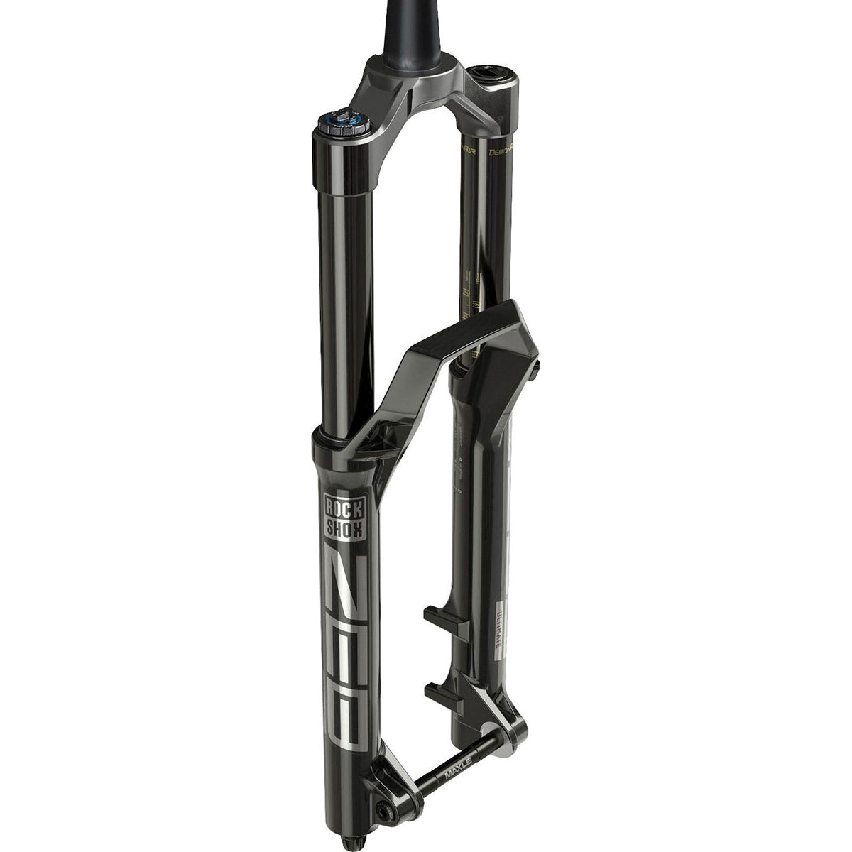 Rockshox Zeb Ultimate Charger 2.1 RC2 Debonair A1 Fork - Gloss Black - 15x110mm Boost - Maxle Stealth - 38mm - 170mm - 2021 - Tapered 1 1-8-1.5 Inch - 27.5 Inch