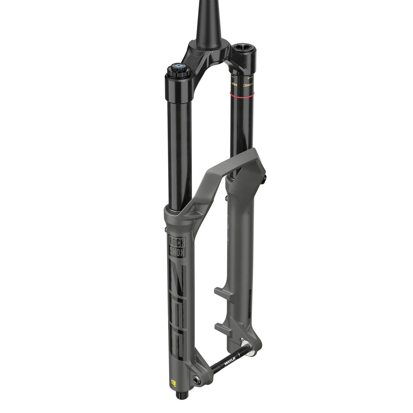 Rockshox Zeb Ultimate Charger 3 RC2 Debonair+ A2 Fork - Grey - 15x110mm Boost - Maxle Stealth - 44mm - 180mm - 2023 - Tapered 1 1-8-1.5 Inch - 27.5 Inch