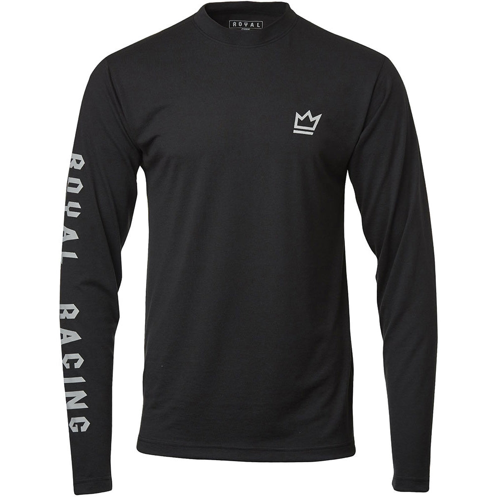 Royal Racing Core Long Sleeve Jersey - XL - Black Heather