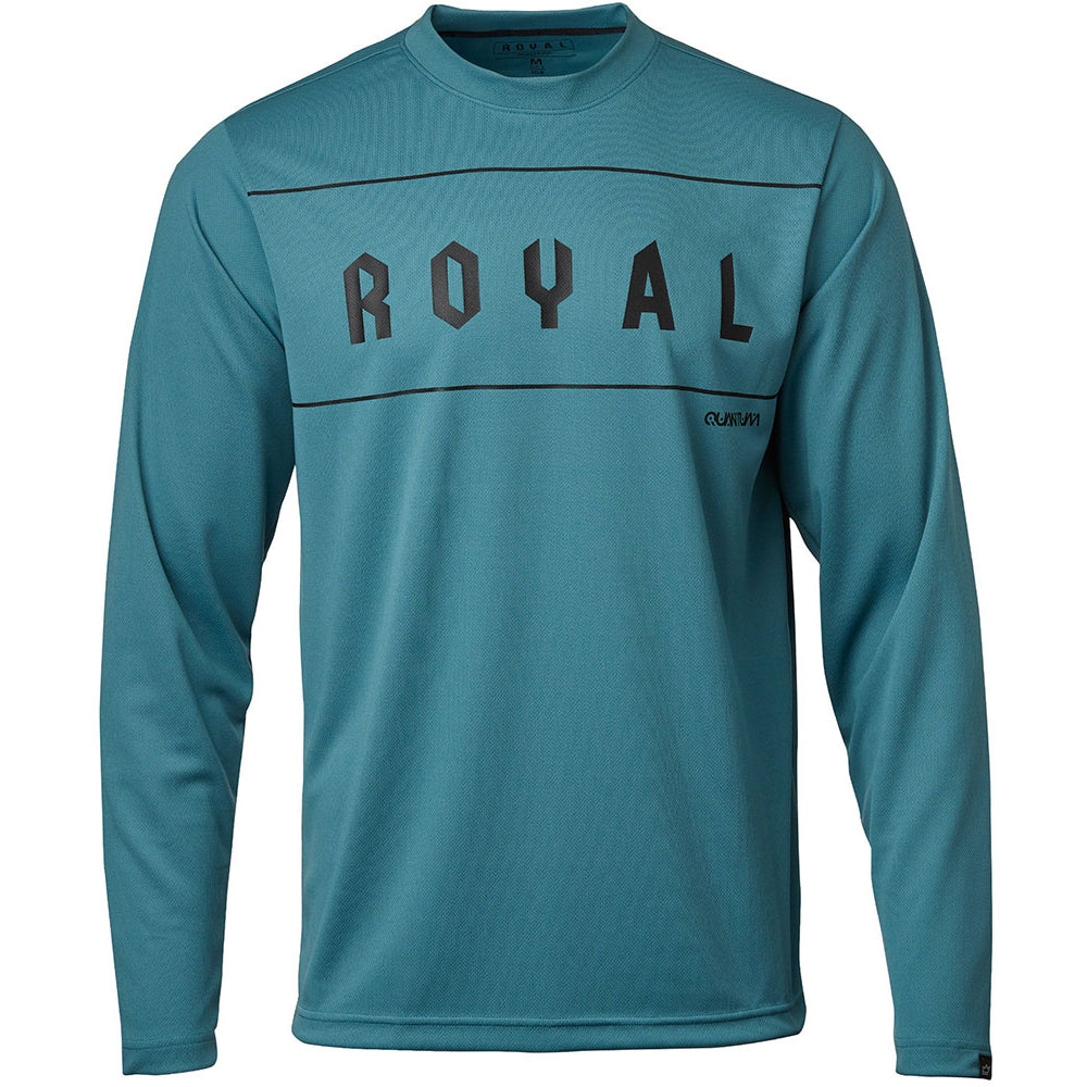 Royal Racing Quantum Long Sleeve Jersey - M - Steel Blue