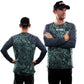 Rubber Side Down His Sidewinder Long Sleeve Jersey - S - Eucalyptus