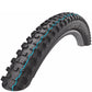 Schwalbe Hans Dampf HS491 Tyre - Black - Blue - TLE Kevlar Folding - Super Trail - E-25 - Addix Speedgrip - EVO - 2.6 Inch - 27.5 Inch