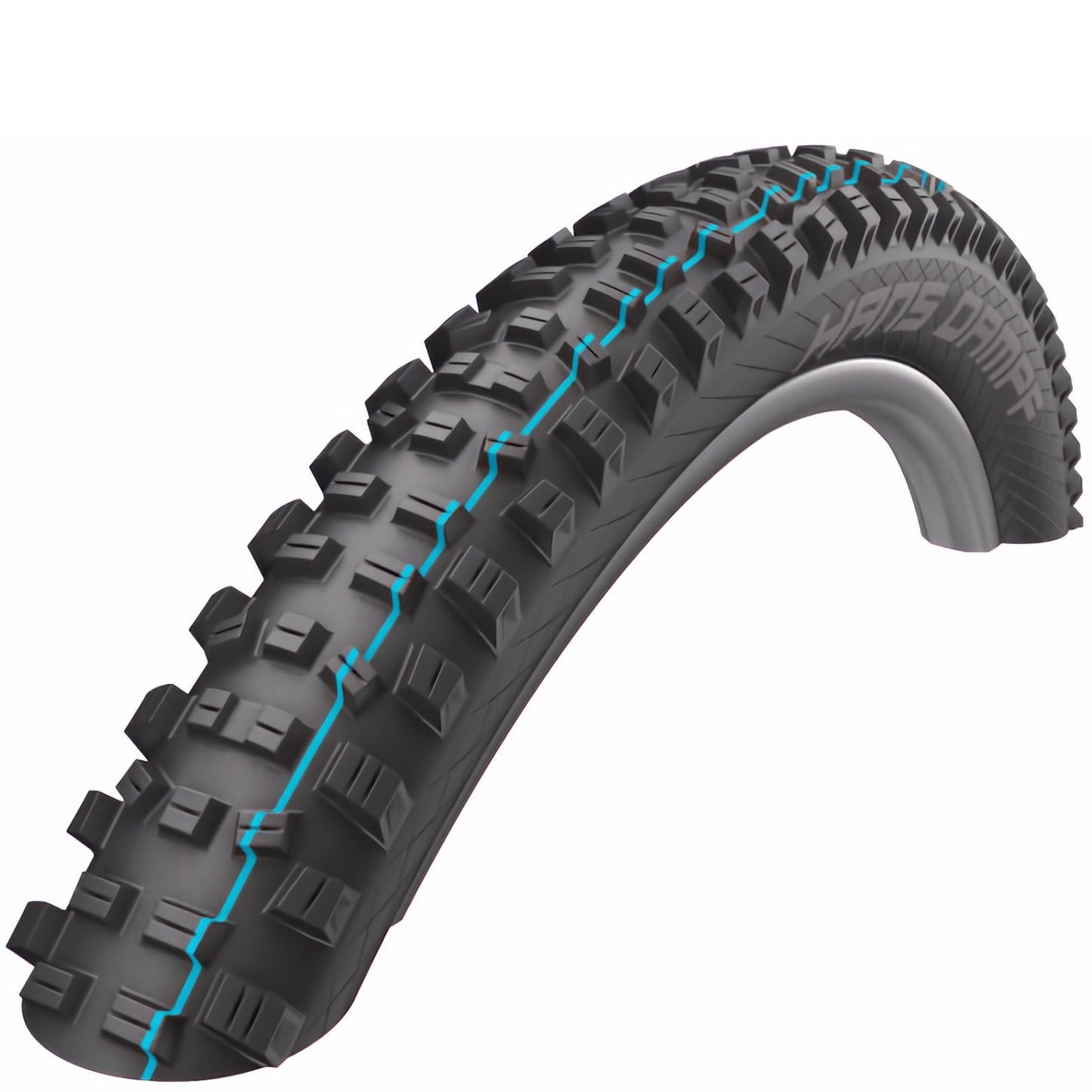 Schwalbe Hans Dampf HS491 Tyre - 29 Inch - 2.6 Inch - TLE Kevlar Folding - Super Trail - Addix Speedgrip - EVO - Black - Blue