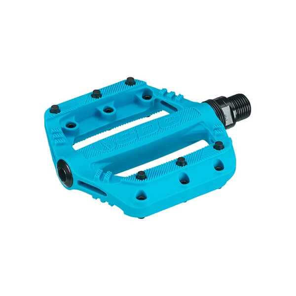 SDG Junior Pro Bars Grips Pedals and Saddle Kit - Cyan Blue - 31.8mm - 20 Rise - 650