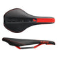 SDG Duster MTN Saddle - Perforated Black - Red - Performance - Cr-Mo Rails