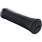 SQLab 711 Tech And Trail 2.0 Lock On Grips - Black With Black Clamps - Small - Single Lock On Grips