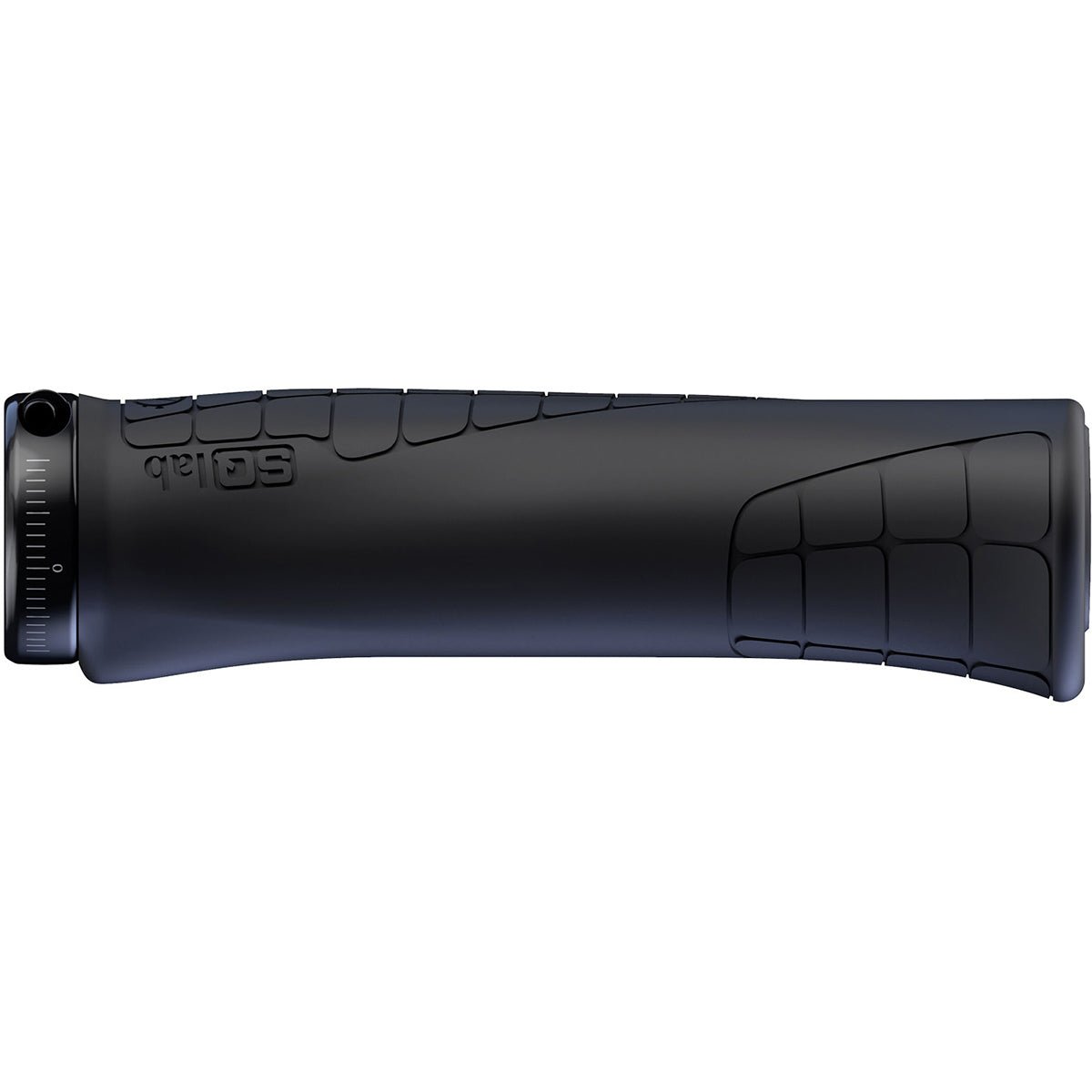 SQLab 711 Tech And Trail 2.0 Lock On Grips - Black With Black Clamps - L