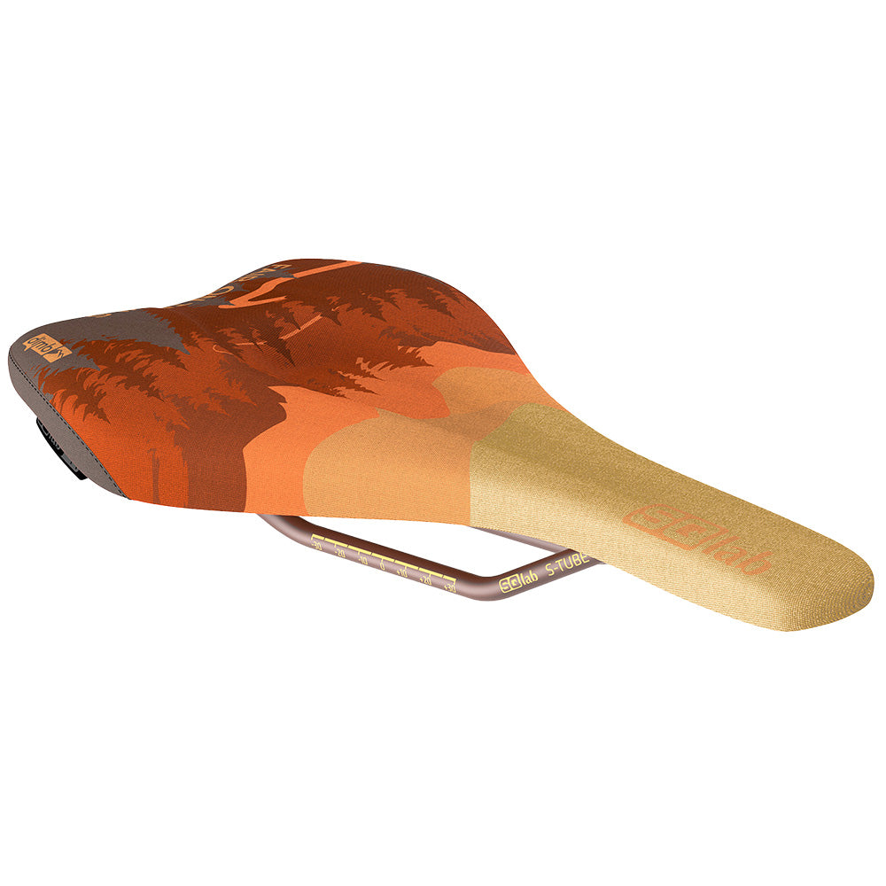 SQLab 611 Ergowave Active Fair on Trails 2.1 Ltd. Saddle - Fair on Trails - S-Tube Rails - 140mm Wide