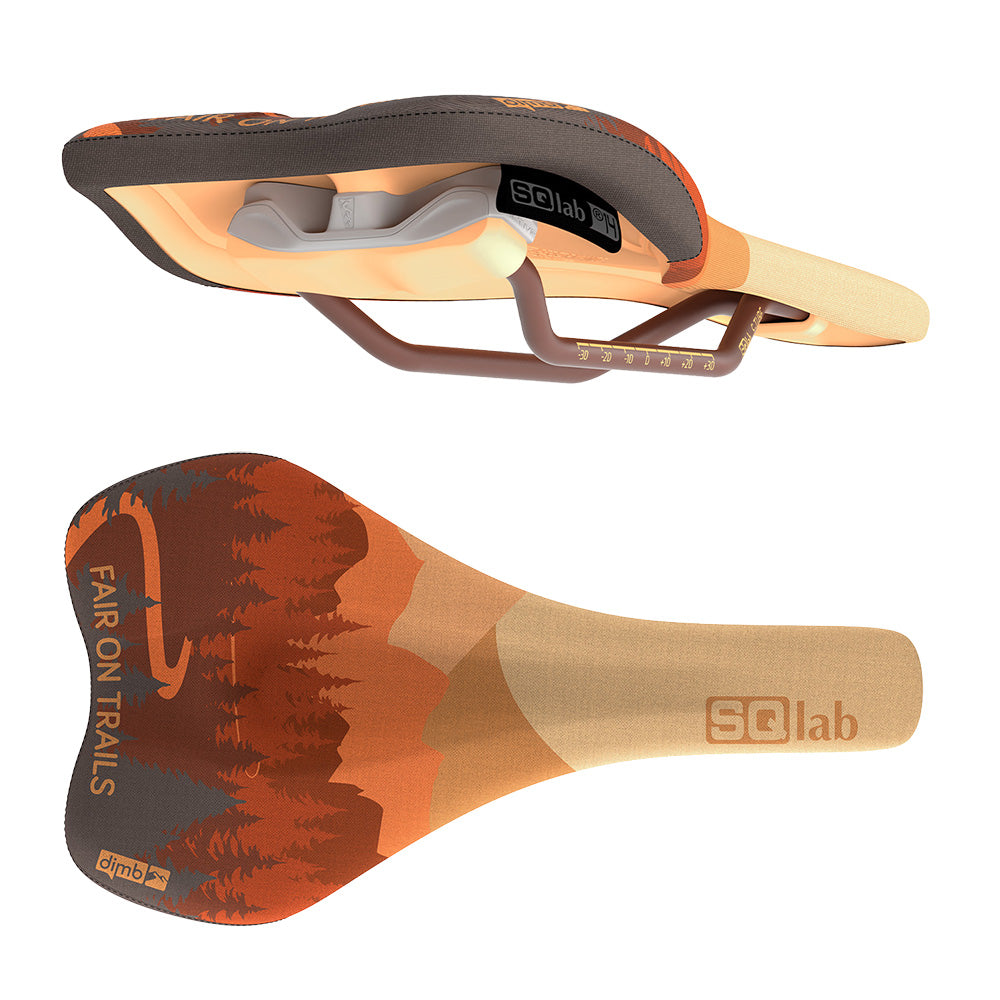 SQLab 611 Ergowave Active Fair on Trails 2.1 Ltd. Saddle - Fair on Trails - S-Tube Rails - 140mm Wide