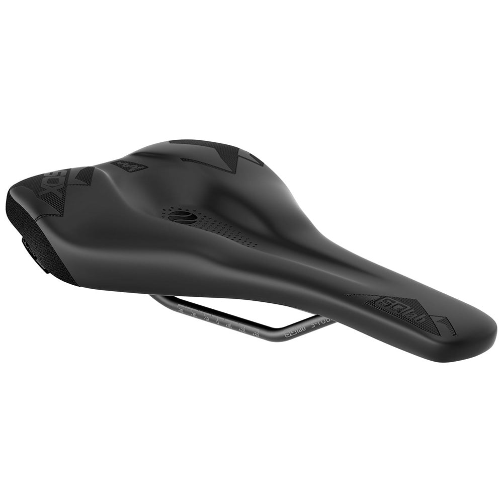 SQLab 6OX Ergowave Active 2.1 Saddle - Black - S-Tube Rails - 140mm Wide