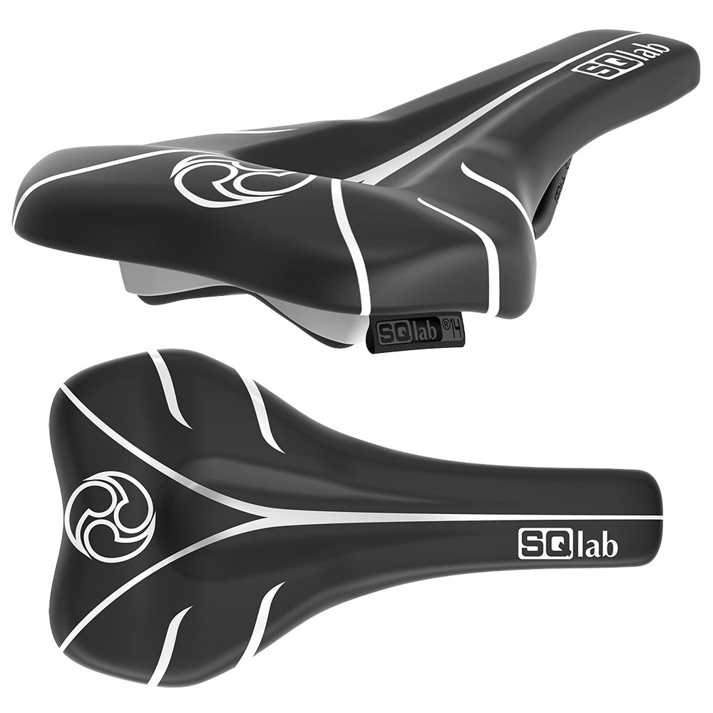 SQLab 6OX Ergowave Active Timmy C. Saddle - Timmy C. - S-Tube Rails - 130mm Wide