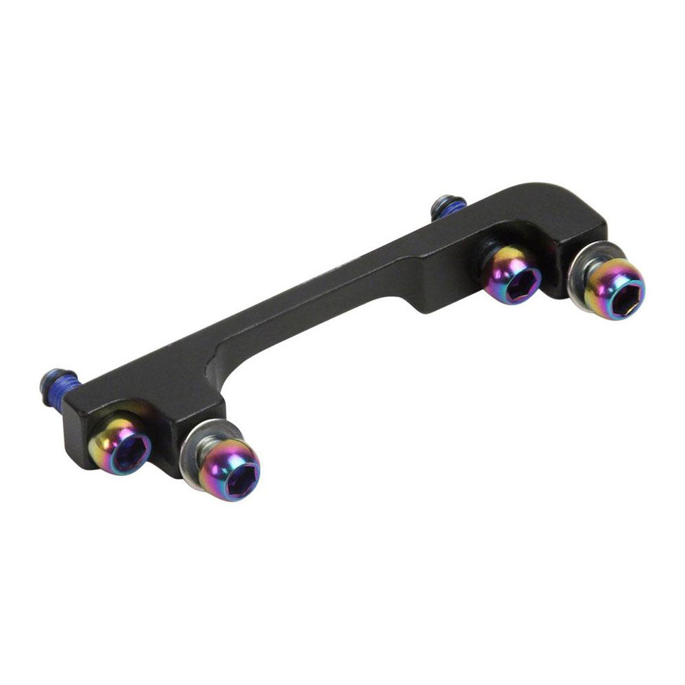 SRAM - Avid Post Frame Or Fork To Post Caliper Brake Mount - F 160-200mm - R 140-180mm 160-200mm - Black - Rainbow Bolts - Mount - 40mm Increase