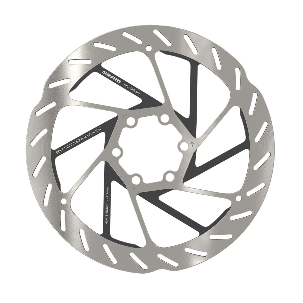 SRAM HS2 6 Bolt Disc Brake Rotor - 160mm - 6 Bolt