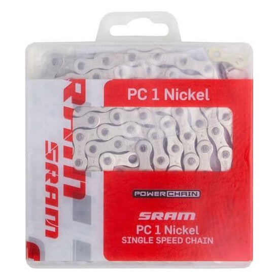 SRAM PC1 Nickel Single Speed Chain - Single Speed - Silver