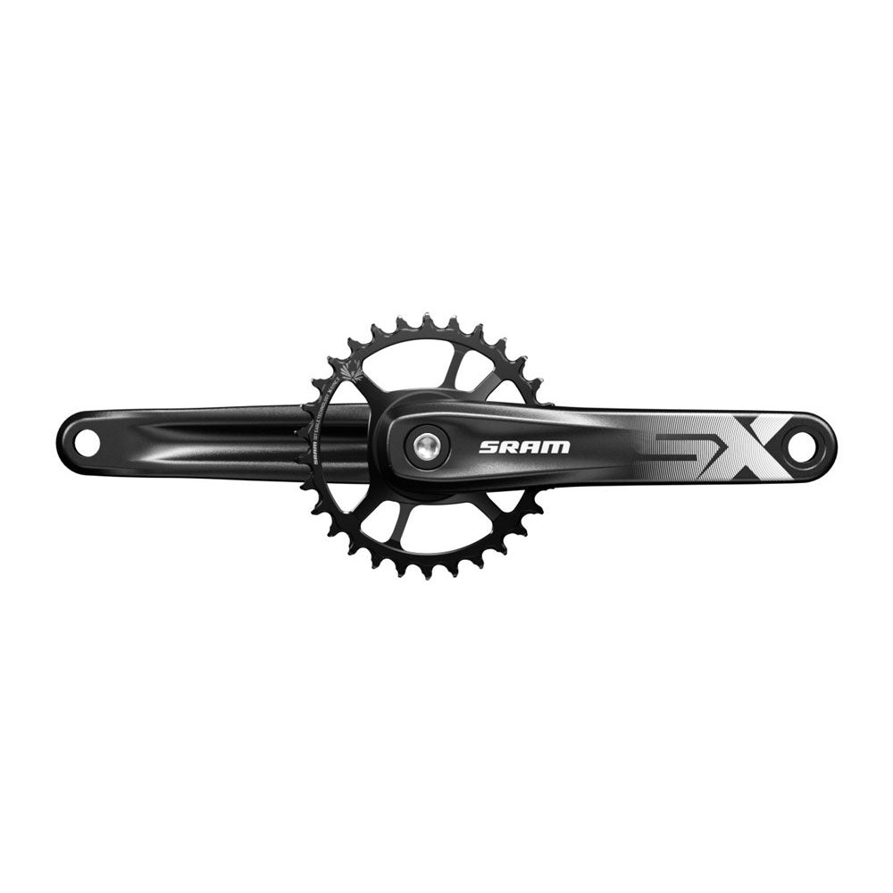SRAM SX Eagle Powerspline Crankset - Powerspline - SRAM Direct Mount - X-Sync 2 Direct Mount - Steel - 3mm Boost - Black - 175mm - 68-73mm - 32T