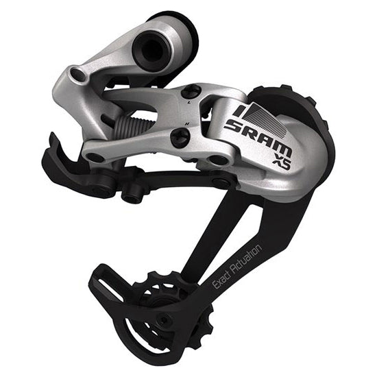 SRAM X.5 9 Speed Rear Derailleur - Silver - Medium Cage