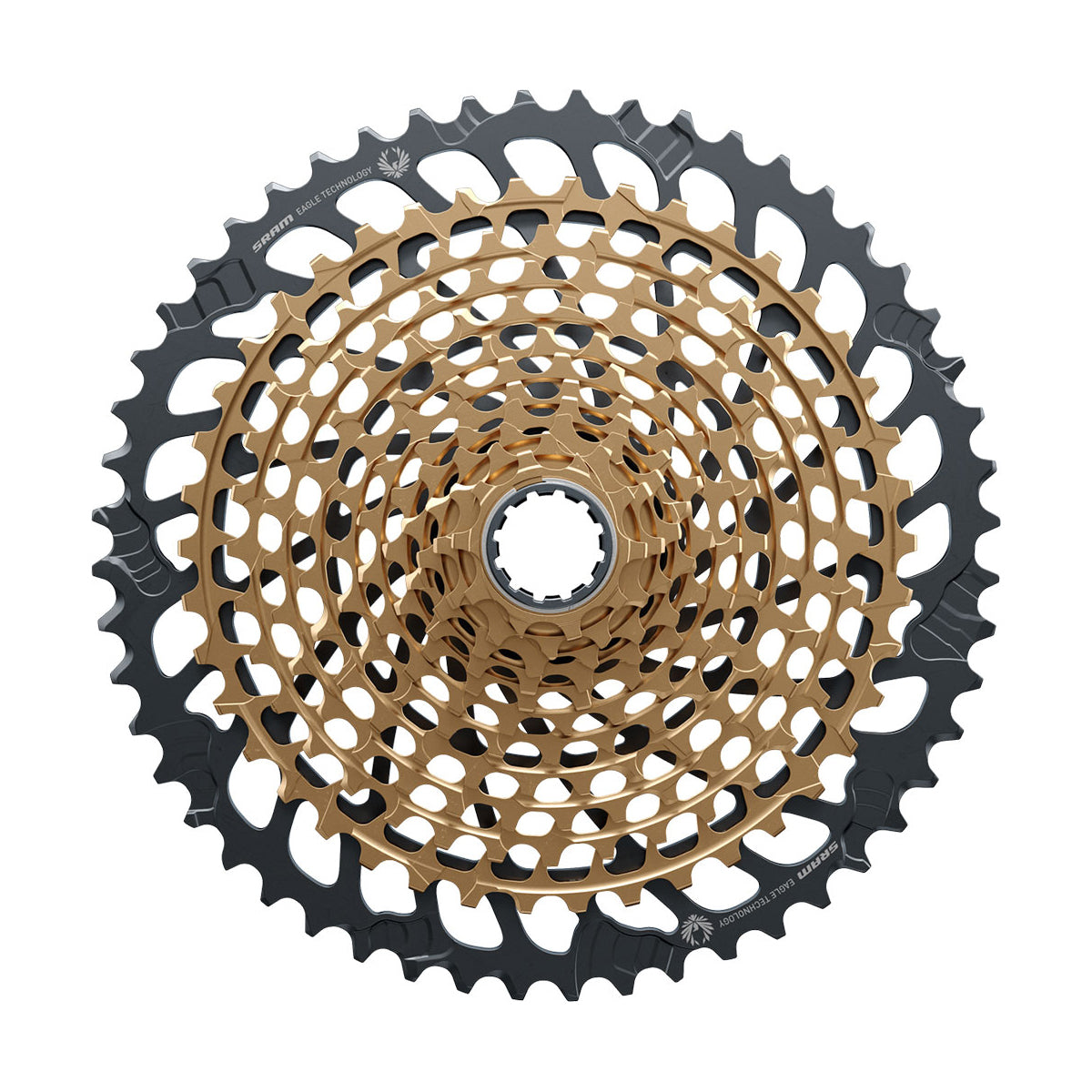 SRAM XX1 Eagle XG-1299 12 Speed Cassette - XD Driver - Gold - Black - 10-50T - 12 Speed