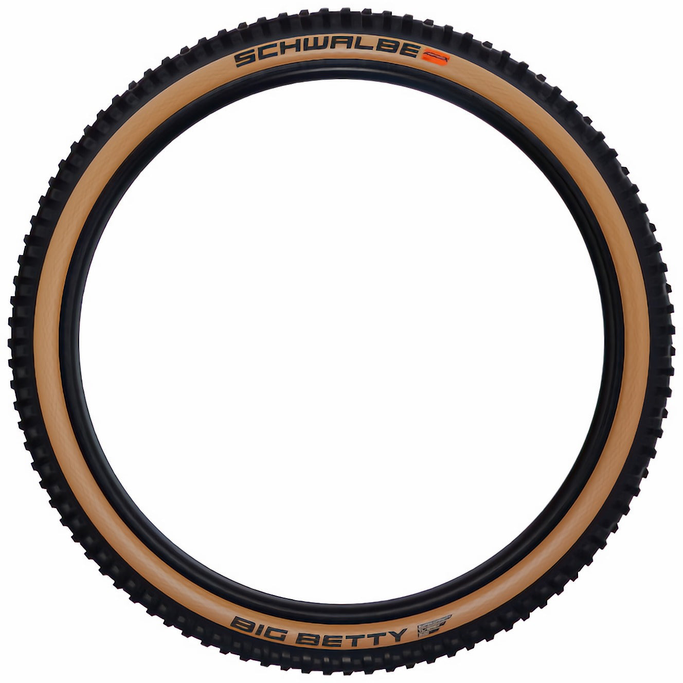 Schwalbe Big Betty Tyre - Bronze Wall - TLE Kevlar Folding - Super Gravity - E-50 - Addix Soft - EVO - 2.4 Inch - 29 Inch