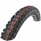 Schwalbe Eddy Current eBike Rear Tyre - Black - Orange - Rear - TLE Kevlar Folding - Super Gravity - E-50 - Addix Soft - EVO - 2.6 Inch - 29 Inch
