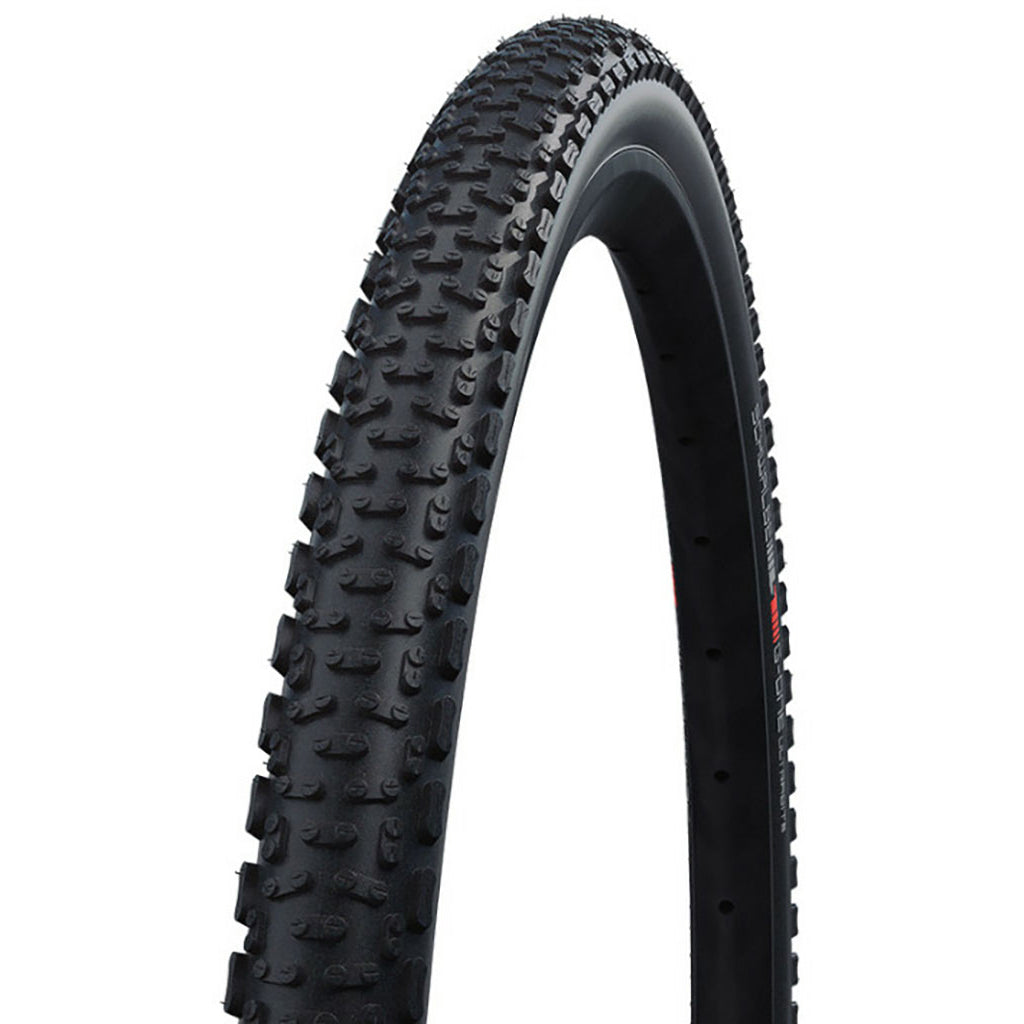 Schwalbe G-One UltraBite Tyre - Black - TLE Kevlar Folding - Super Ground - E25 - Addix Speedgrip - EVO - 40c - 700c
