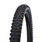 Schwalbe Hans Dampf HS491 Tyre - Black - Orange - TLE Kevlar Folding - Super Trail - E-25 - Addix Soft - EVO - 2.35 Inch - 27.5 Inch