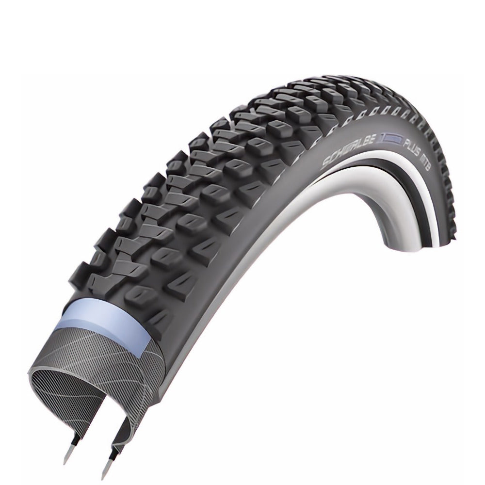Schwalbe Marathon Plus MTB Tyre - Black - Reflex - Wirebead - SmartGuard - E-50 - Addix - Performance - 2.10 Inch - 27.5 Inch