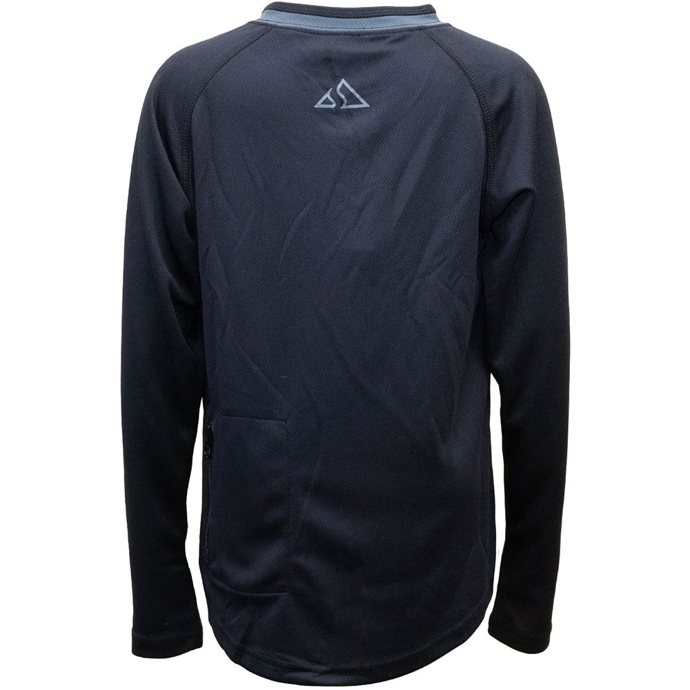 Sendy Send It Long Sleeve Youth Jersey - Youth L - Bold Black