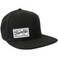 Sendy Square Snapback Hat - One Size Fits Most - Black
