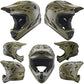 Seven 7 iDP M1 Youth Full Face Helmet - Youth M - Army Green