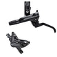 Shimano Deore BR-M6120 Disc Brake With 4 Piston Caliper - Rear - Left Lever - Black