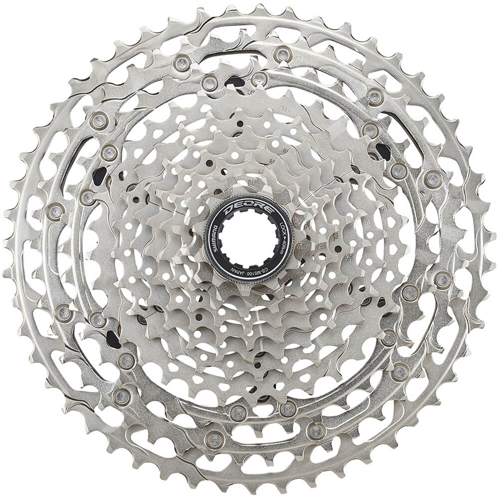 Shimano Deore CS-M5100 11 Speed Cassette - Shimano HG Splined - 11-51T - 11 Speed
