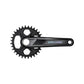 Shimano Deore FC-M6100 1x12 Speed Crank Arms - 24mm - Shimano Direct Mount - 52mm Chainline - Black - 175mm - 68-73mm - 30T