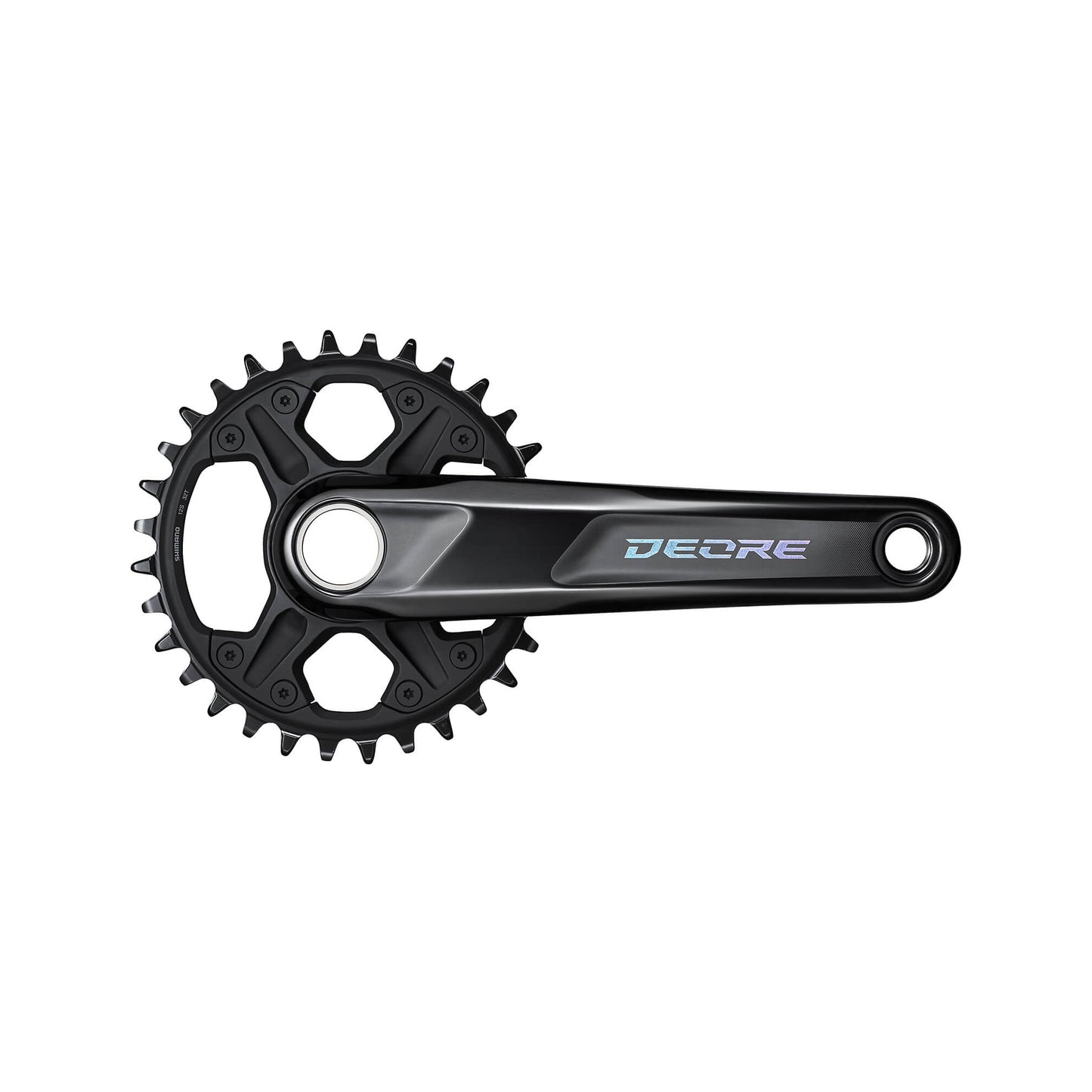 Shimano Deore FC-M6100 1x12 Speed Crank Arms - 24mm - Shimano Direct Mount - 52mm Chainline - Black - 170mm - 68-73mm - 30T