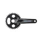 Shimano Deore FC-M6100 1x12 Speed Crank Arms - 24mm - Shimano Direct Mount - 52mm Chainline - Black - 175mm - 68-73mm - 32T