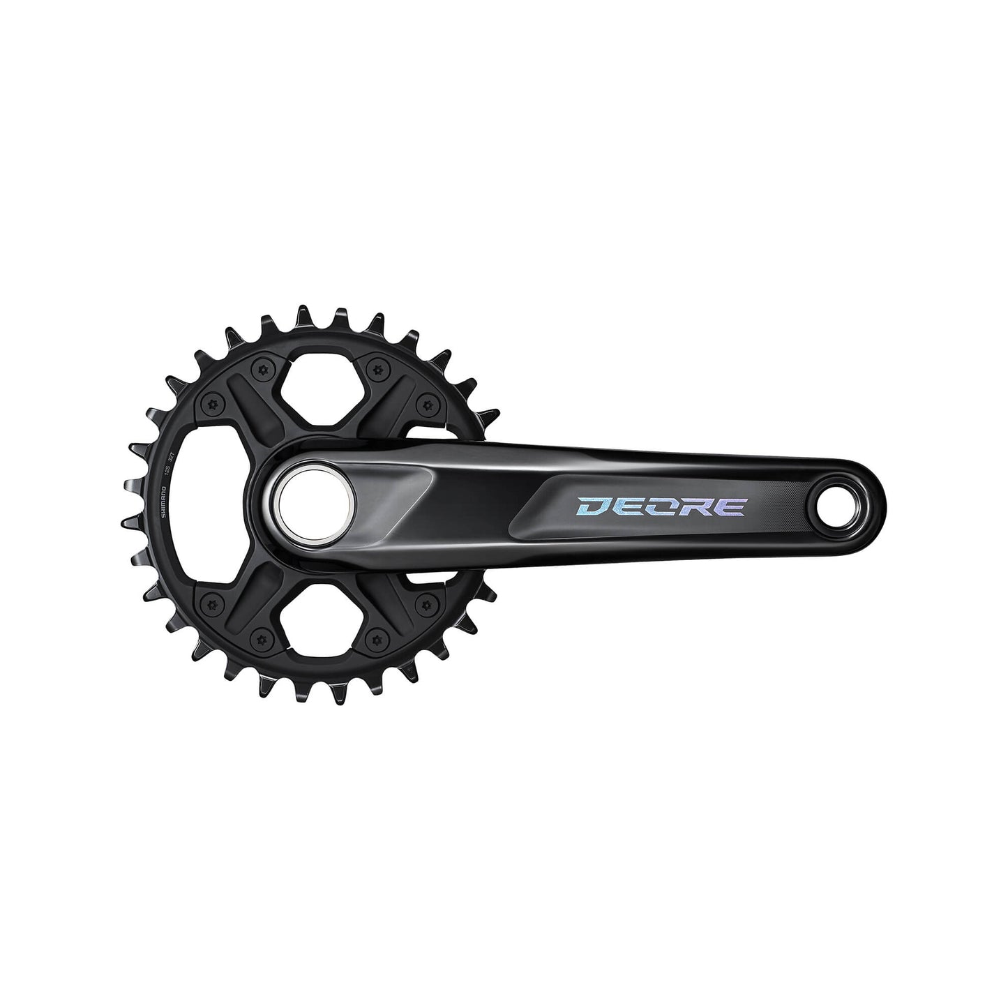 Shimano Deore FC-M6120 1x12 Speed Crank Arms - 24mm - Shimano Direct Mount - 55mm Chainline - Black - 170mm - 68-73mm - 32T