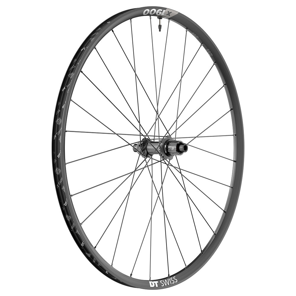 DT Swiss X1900 Spline Rear Wheel - Shimano HG Splined - Black - 12x142mm - 2022 - Centrelock - 25mm - Rear - 29 Inch