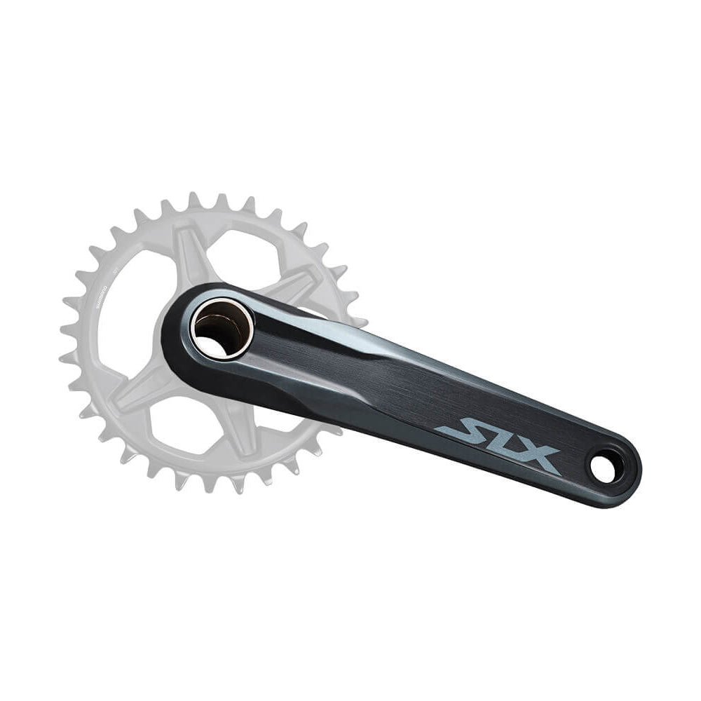Shimano SLX FC-M7100-1 1x12 Speed Crank Arms - 24mm - Shimano Direct Mount - No Spider - No Chainring - 52mm Chainline - Black - 170mm - 68-73mm