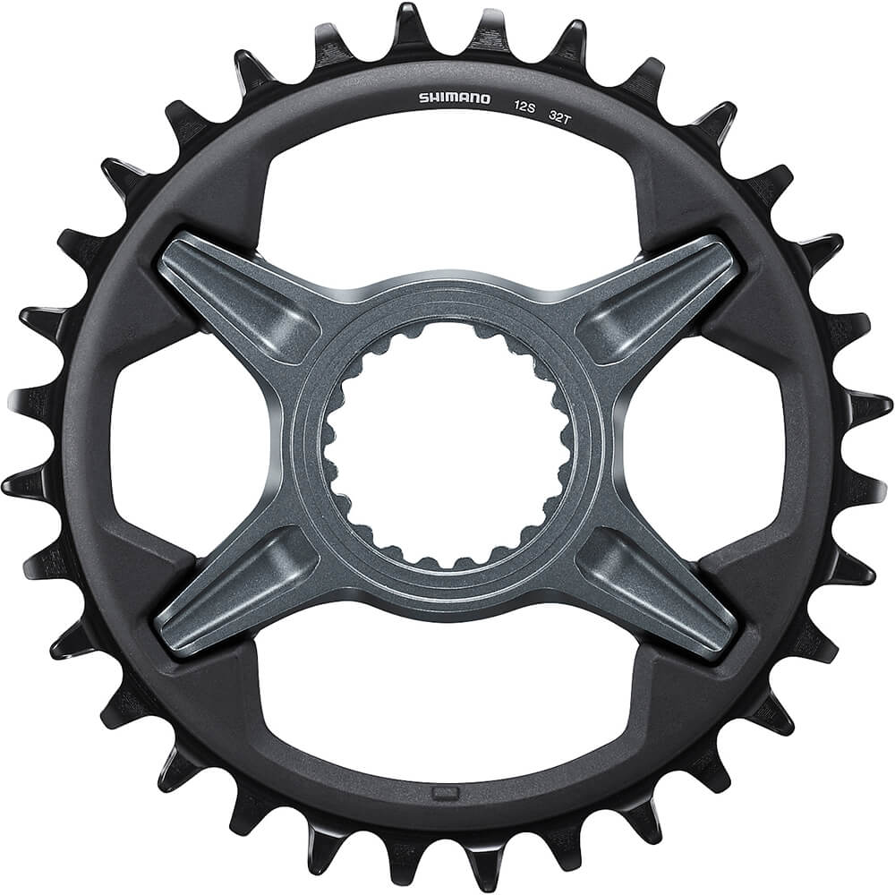 Shimano SLX SM-CRM75 Shimano Direct Mount Chainring - Shimano Direct Mount - Round - Black - Grey - 32T