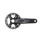 Shimano Deore FC-M5100 1x11-10 Speed Crank Arms - 24mm - Shimano Direct Mount - 52mm Chainline - Black - 170mm - 68-73mm - 30T