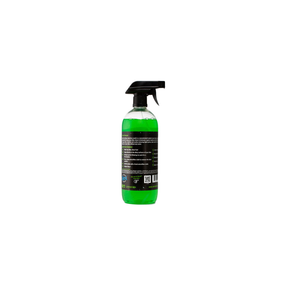 Shred Eco Clean Waterless Wash - 1L Spray