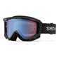 Smith Fuel V.2 Goggles - One Size Fits Most - Black - Blue Sensor Lens