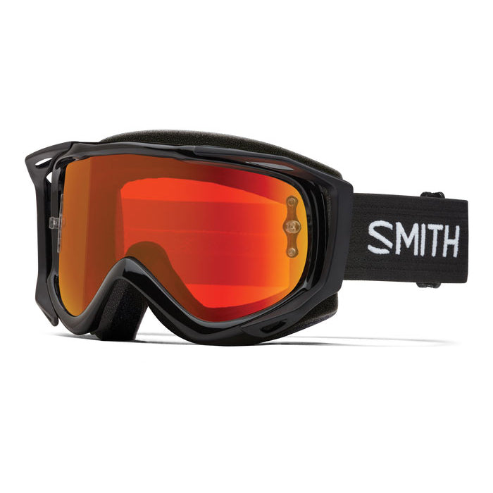 Smith Fuel V.2 Goggles - Black - Red Mirror Lens