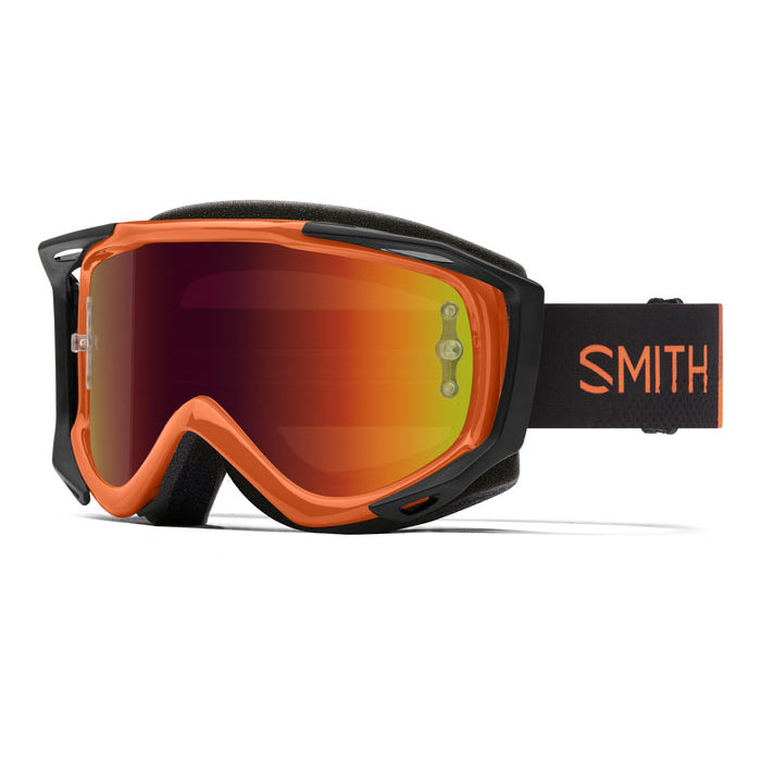 Smith Fuel V.2 Goggles - Cinder Haze - Red Mirror Lens