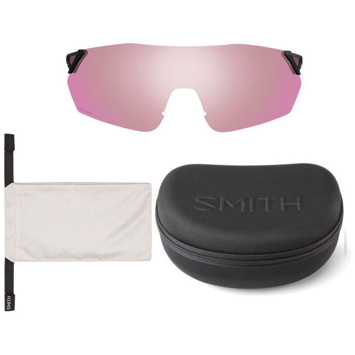 Smith Reverb Sunglasses - One Size Fits Most - Matte Black - Chromapop Platinum Mirror Lens